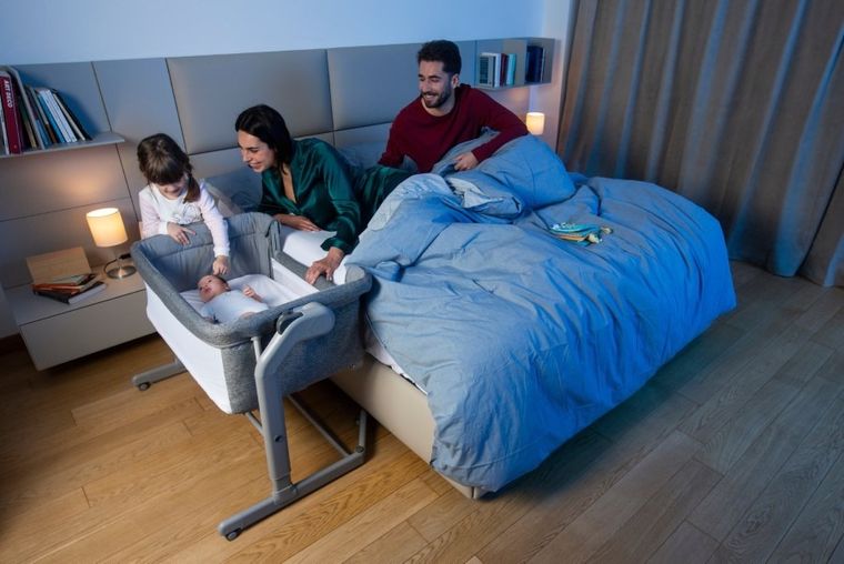 Chicco, Co-Sleeping, Next2Me, Magic Evo, łóżeczko dostawne, dark grey