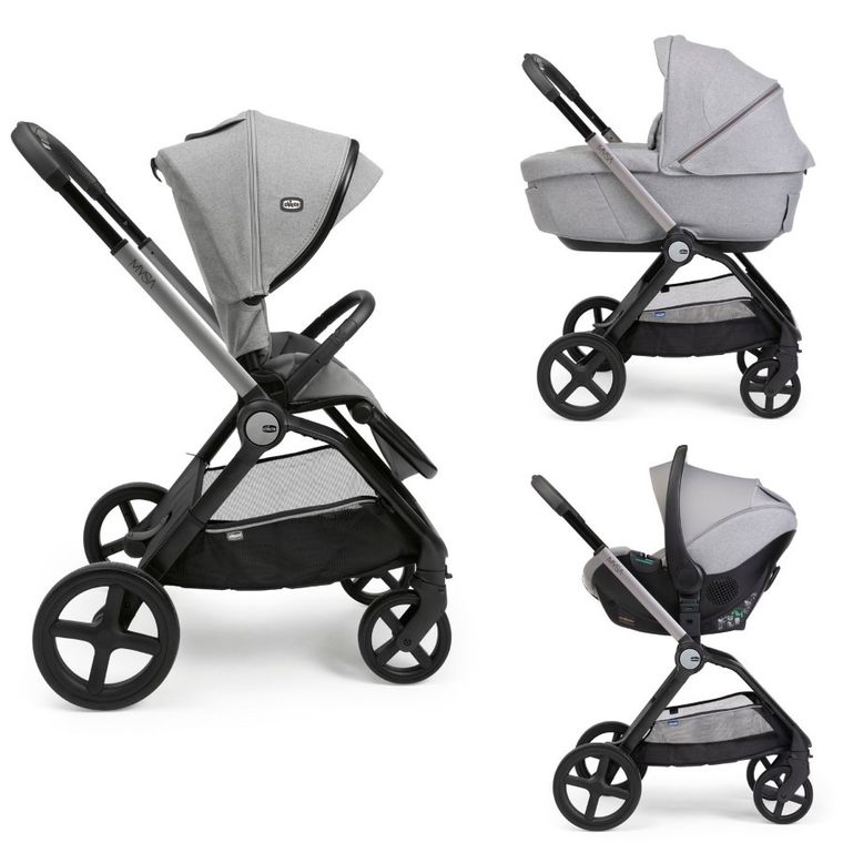 Chicco, Gran Comfort, gondola do wózka, Lunar Rock