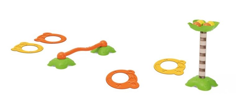 Chicco, zestaw gimnastyczny, 18 elementów