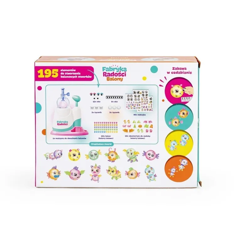 Dumel, Fabryka Radości, Balony, zabawka kreatywna, 195 elementów