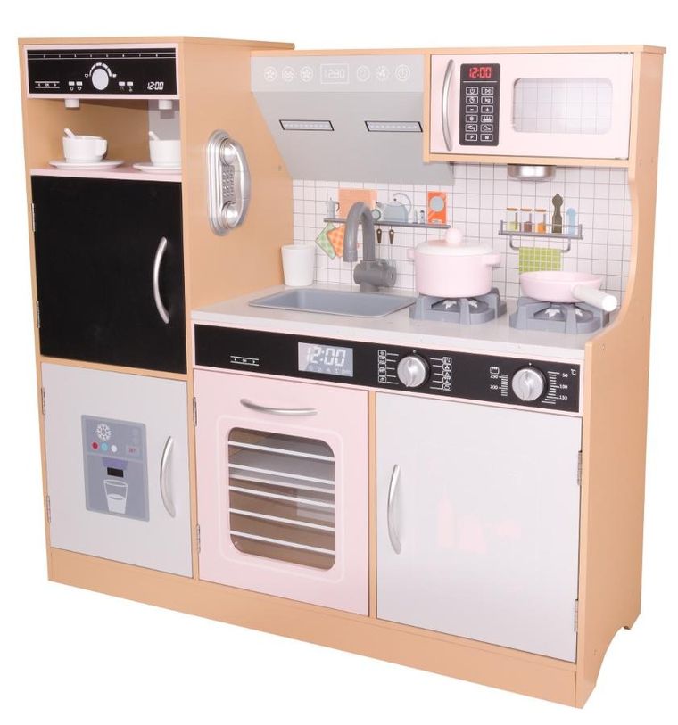 Enero, kuchnia drewniana, lampka LED, wooden, 87-30-83.5 cm