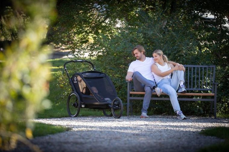 Hamax, Breeze One, przyczepka rowerowa, Black