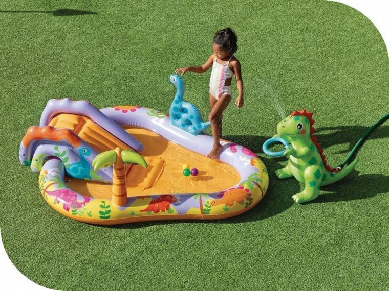 Intex, plac zabaw dmuchany, Dinozaury