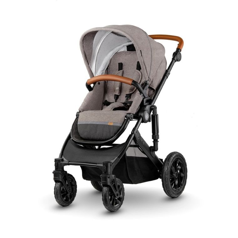 Kinderkraft, Prime, wózek wielofunkcyjny 2w1, Beige