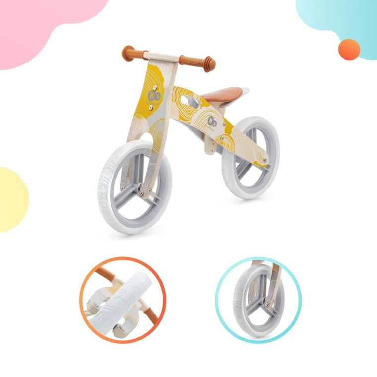 Kinderkraft, Runner Nature, rowerek biegowy, koralowy