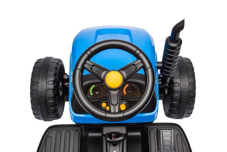 Lean Cars, traktor, pojazd na akumulator, BBH-030, niebieski