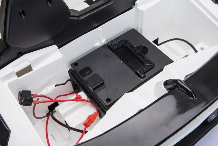 Lean Toys, Lamborghini Aventador SX2028, pojazd na akumulator, biały