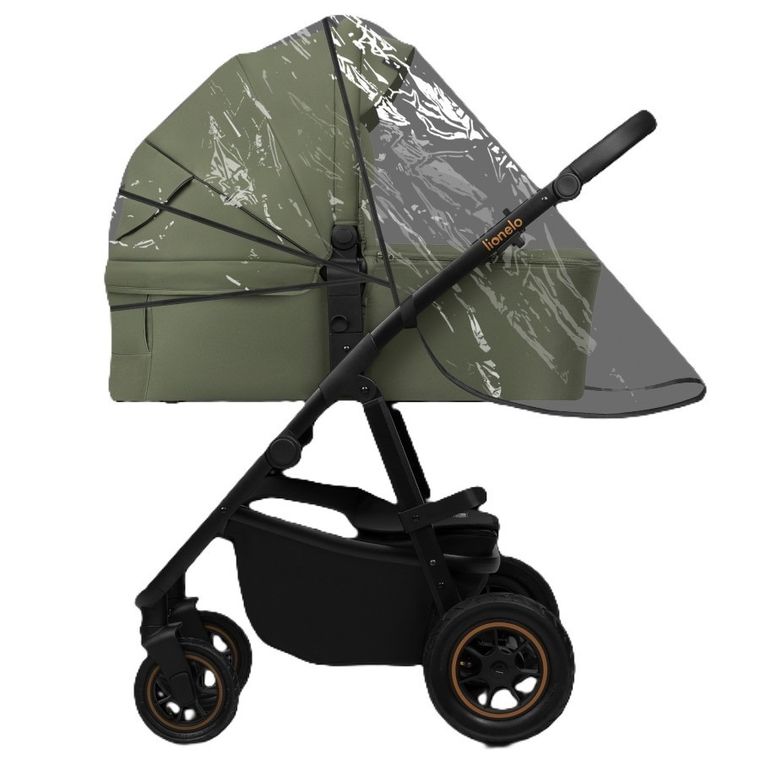 Lionelo, Amber Plus, wózek wielofunkcyjny 2w1, Green Forest