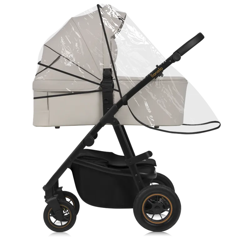 Lionelo, Amber Plus, wózek wielofunkcyjny 3w1, Beige Sand