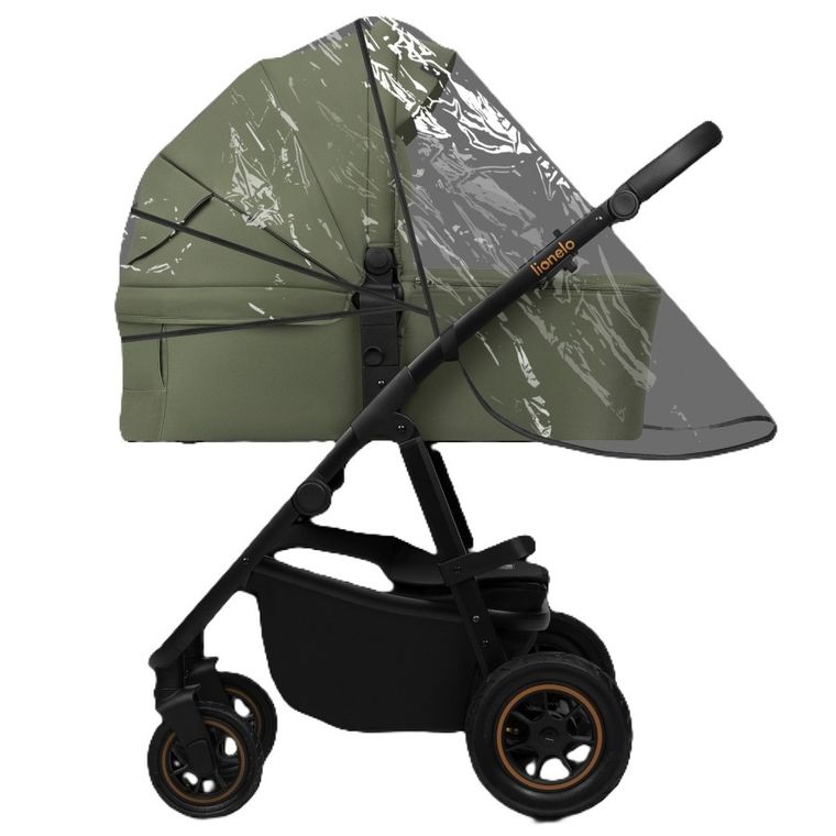 Lionelo, Amber Plus, wózek wielofunkcyjny 3w1, Green Forest