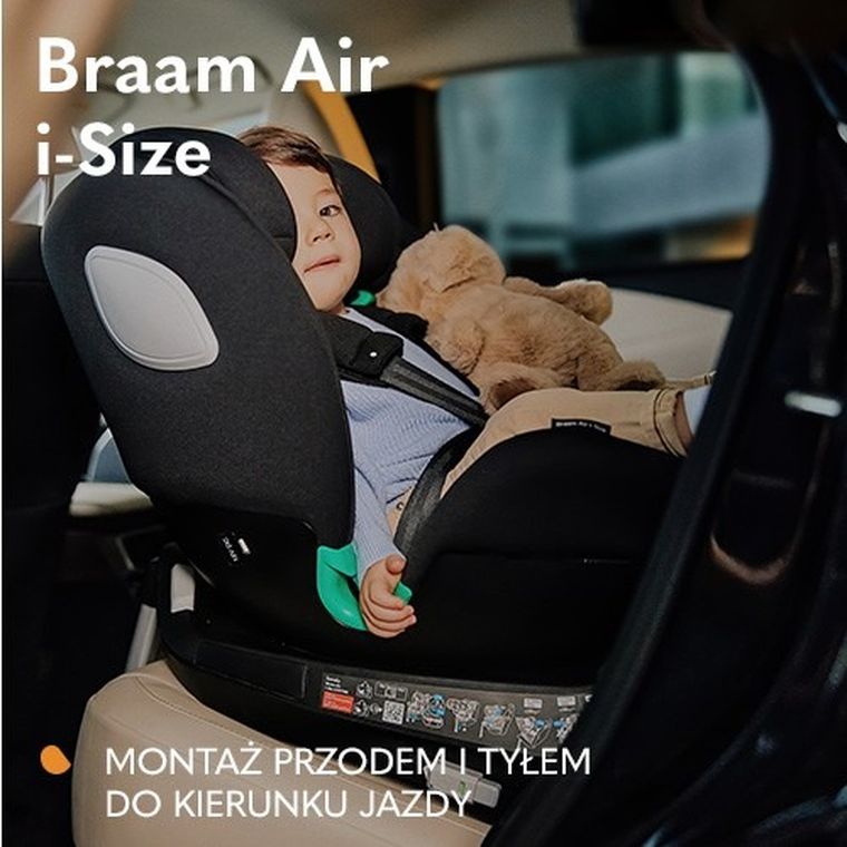 Lionelo, Braam Air, fotelik samochodowy, Black Carbon, 40-150 cm