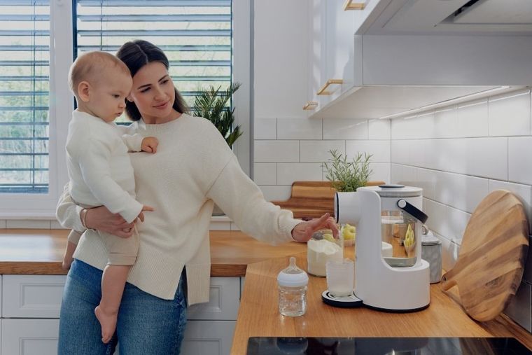 Lionelo Care, ekspres do przygotowywania mleka, White Natural