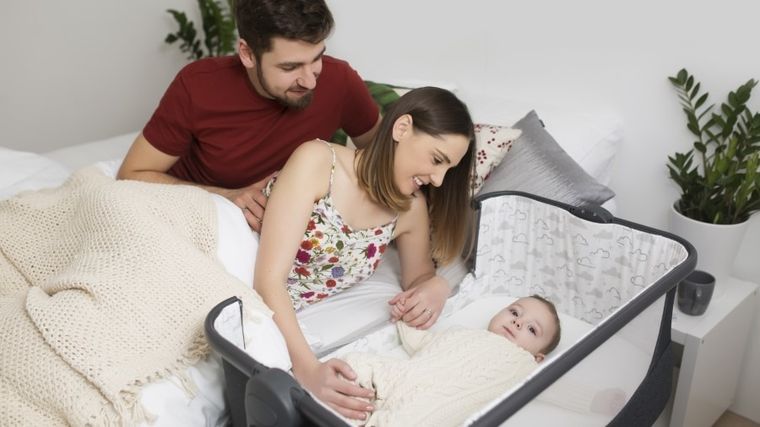 Lionelo, Timon, łóżeczko dostawne, Graphite