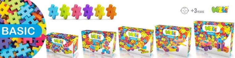 Meli, Basic, klocki, 150 szt.