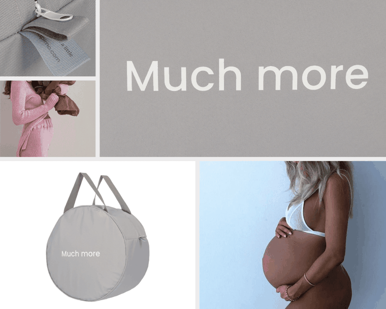 Piapimo, New York, torba wielofunkcyjna dla mamy, szara