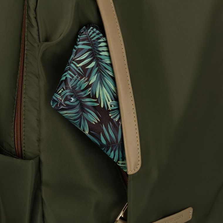 Plecak podróżny, bagaż podręczny do samolotu, zielony, Peterson