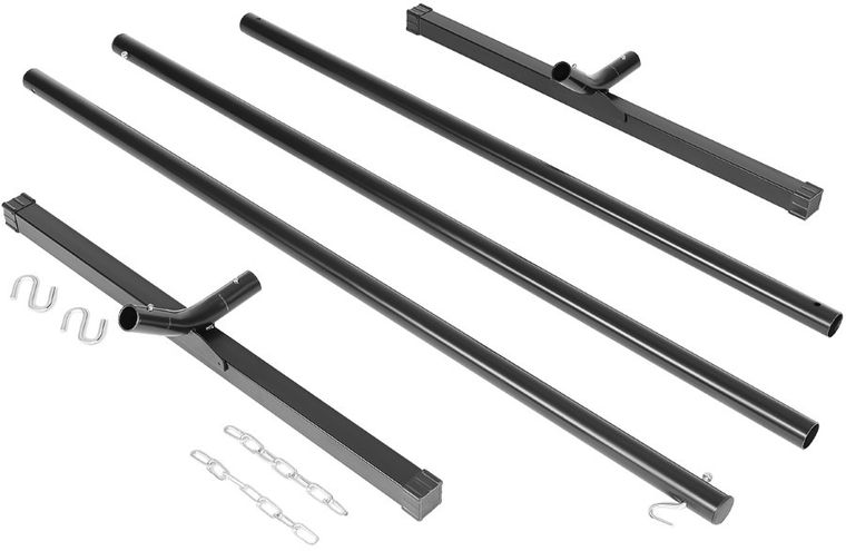 Royokamp, stelaż, stojak do hamaka, metalowy, 360-105-90 cm