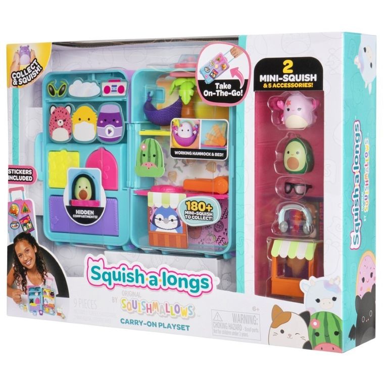Squish-a-longs, Carry-On Playset, walizka z figurkami