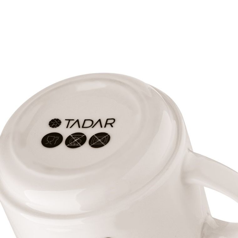 Tadar, Decor, komplet kubków na stojaku, 300 ml, 4 szt.