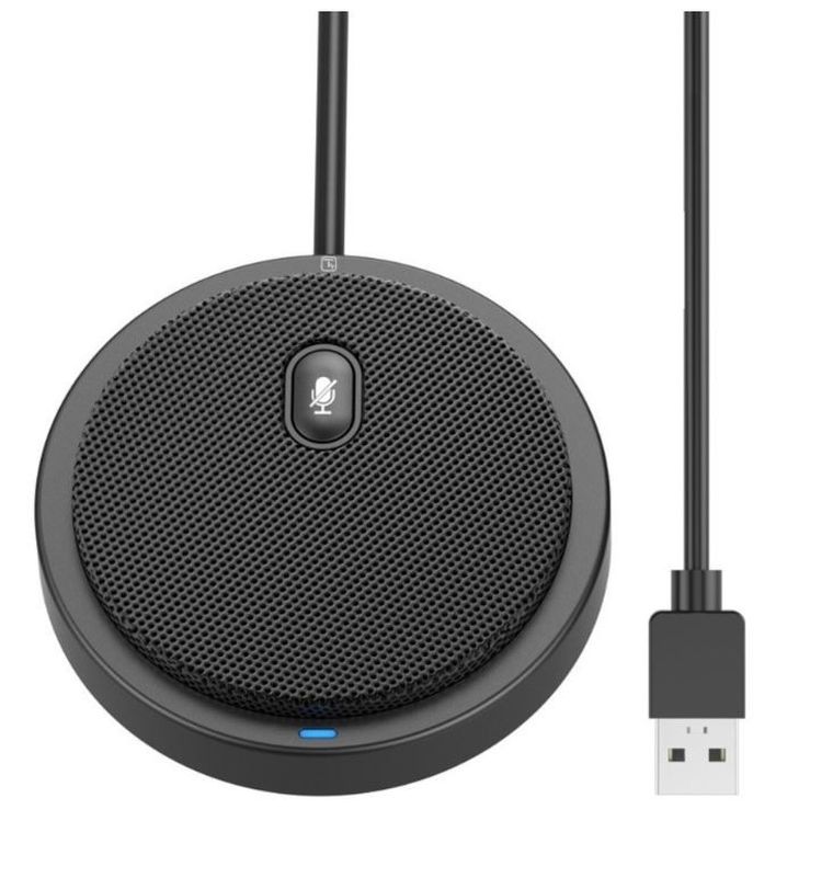 Techly, mikrofon konferencyjny, dookólny, USB 2.0 z wyciszeniem