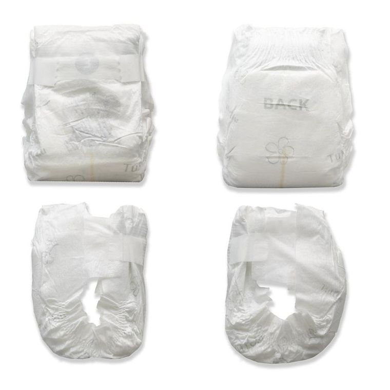 Tuttelu, bambusowe pieluszki jednorazowe, rozmiar 2, 3-6 kg, 32 szt.