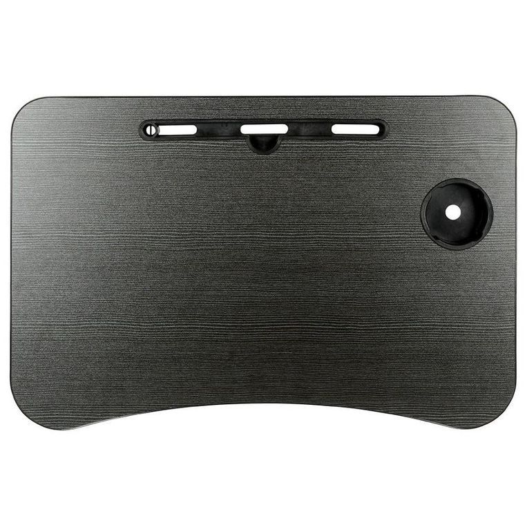 Vilde, stolik śniadaniowy do łóżka, pod laptop, składany, szary