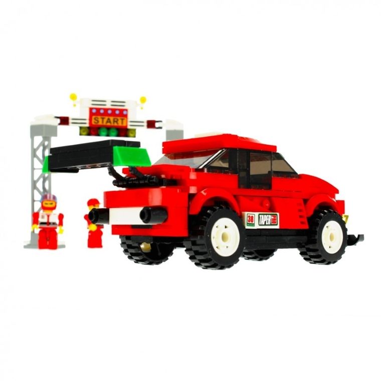 Alleblox, samochód wyścigowy, klocki konstrukcyjne, 255 elementów