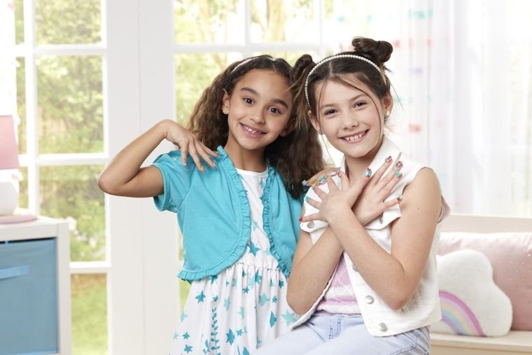 Aquabeads, Księżniczki Disneya, Nail Studio, zestaw kreatywny do stylizacji paznokci, 35071