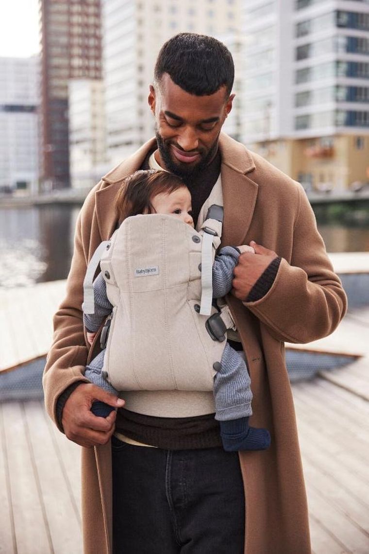 BabyBjörn, Harmony, nosidełko, woven, jasny beż