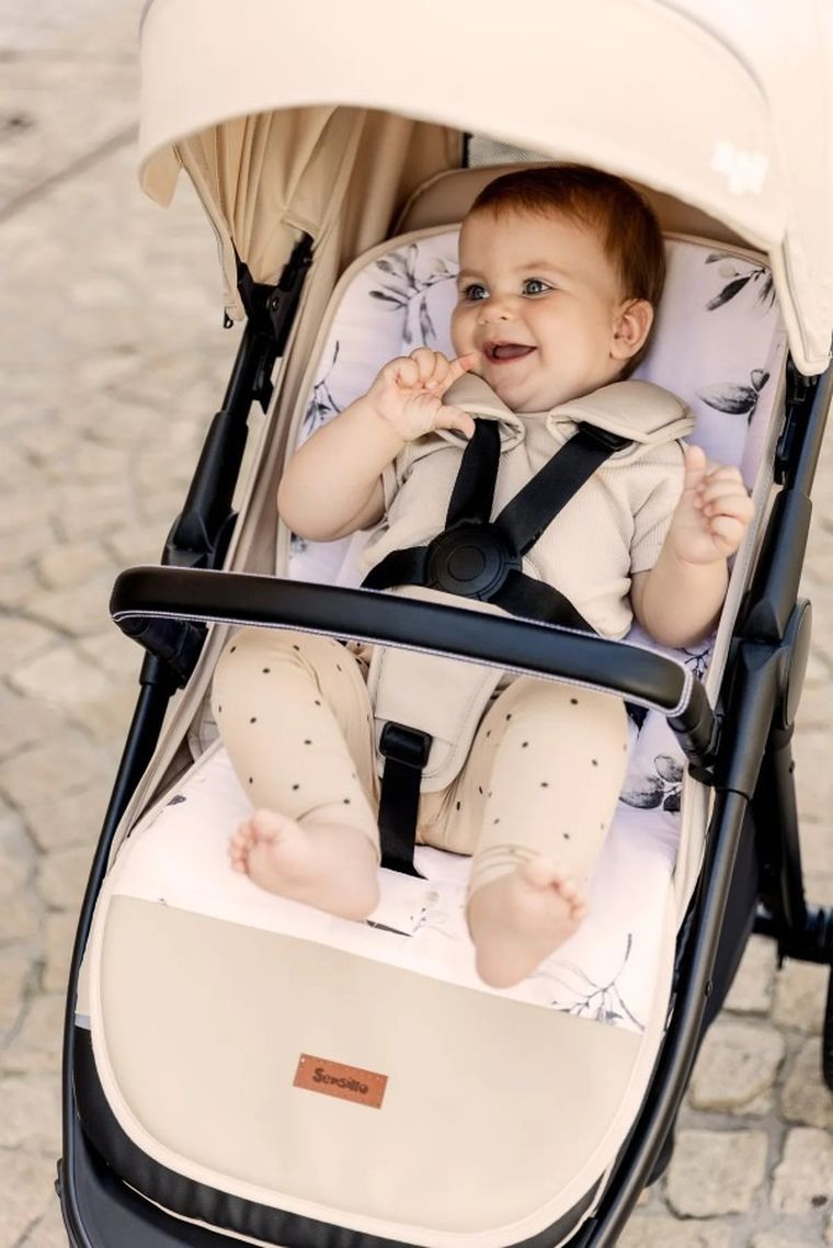 Caretero, Agil, wózek spacerowy, black