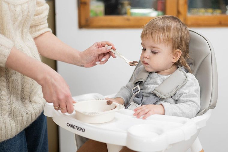 Caretero, Tuva, krzesełko do karmienia, Pink