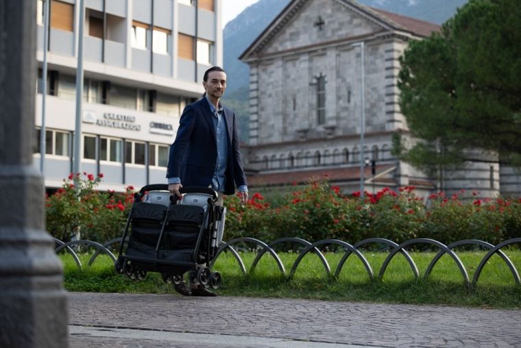 Chicco, Ohlalà Twin, wózek bliźniaczy, Silver Cat