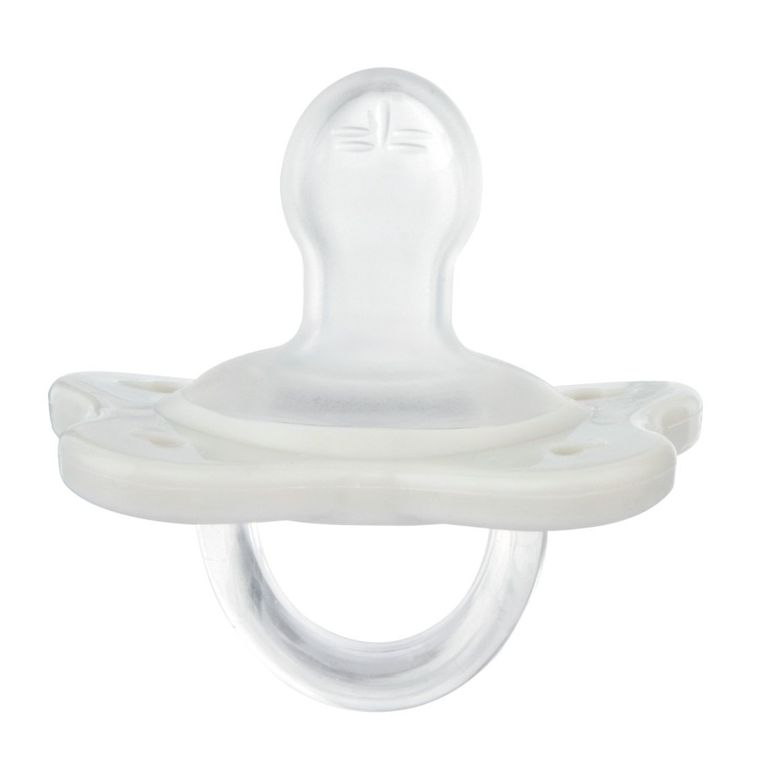 Chicco, PhysioForma Dual Soft, smoczek uspokajający, silikonowy, niebieski, 2-6m, 2 szt.