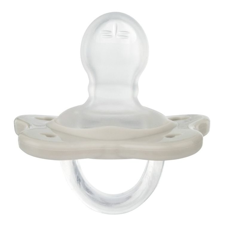 Chicco, PhysioForma Dual Soft, smoczek uspokajający, silikonowy, różowy, 6-16m, 2 szt.