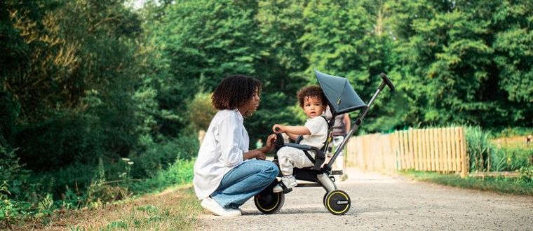 Doona, Liki S5, rowerek trójkołowy, składany, ocean blue