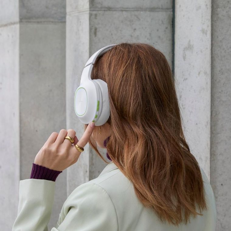 Hama, słuchawki bezprzewodowe bluetooth Spirit Calypso II, białe