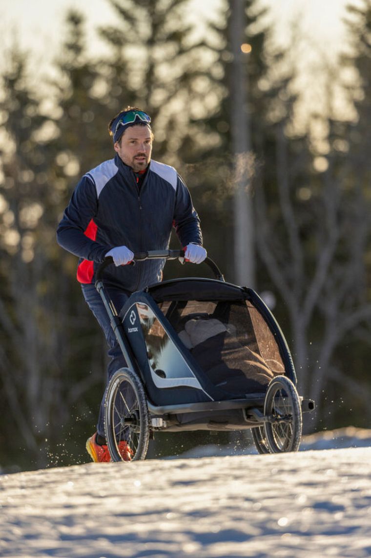 Hamax, Cocoon One, przyczepka rowerowa, Green/Black