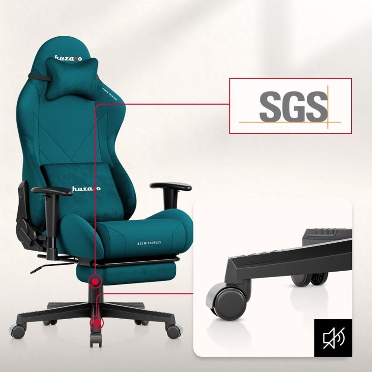 Huzaro, Force 5.7 Teal, fotel gamingowy