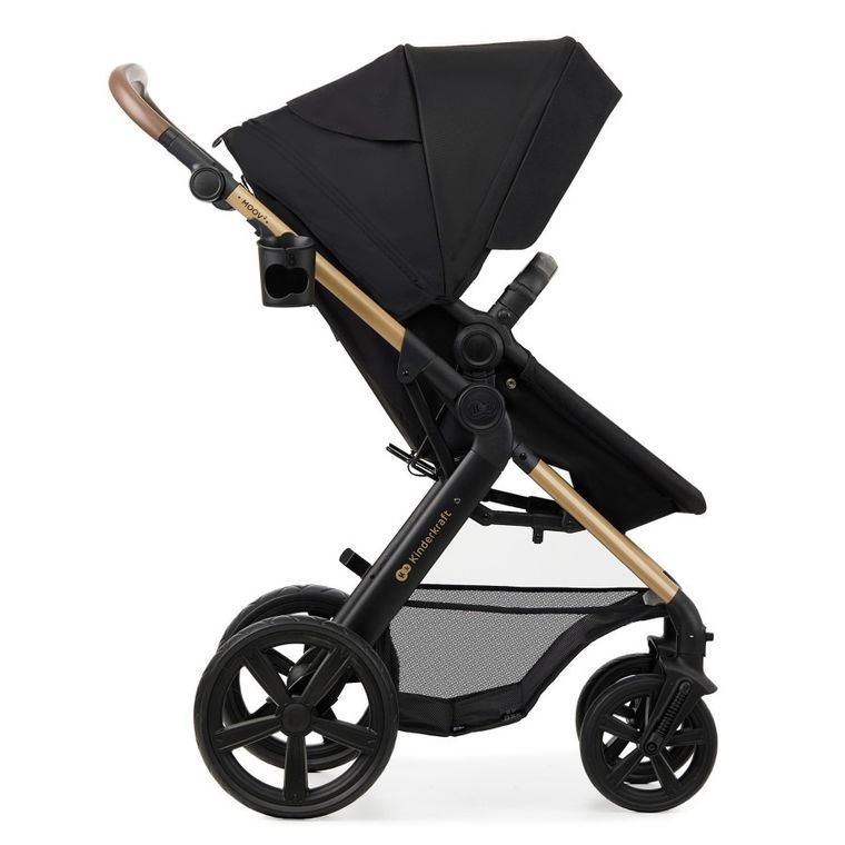 Kinderkraft, Moov 2, wózek wielofunkcyjny, 3w1, Pure Black