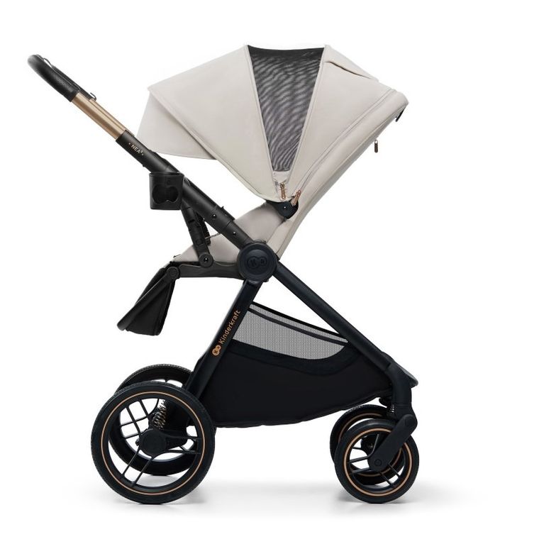 Kinderkraft, Nea 2, wózek wielofunkcyjny 2w1, Soft Beige