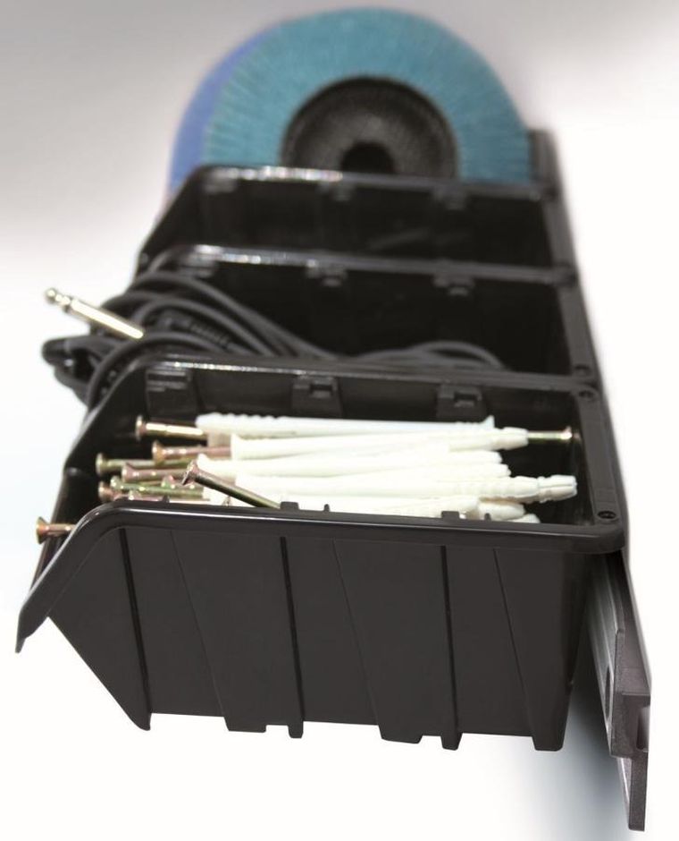 Kistenberg, zestaw pojemników warsztatowych, Bineer short, 10 szt., czerwony