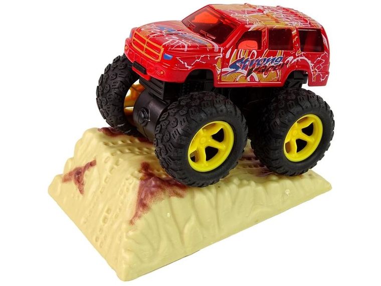 Lean Toys, BigFoot Die-Cast, pojazd z napędem i rampą, 1 szt.