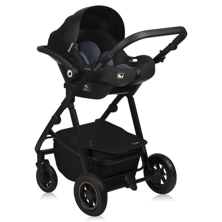 Lionelo, Amber Plus, wózek wielofunkcyjny 3w1, Beige Sand