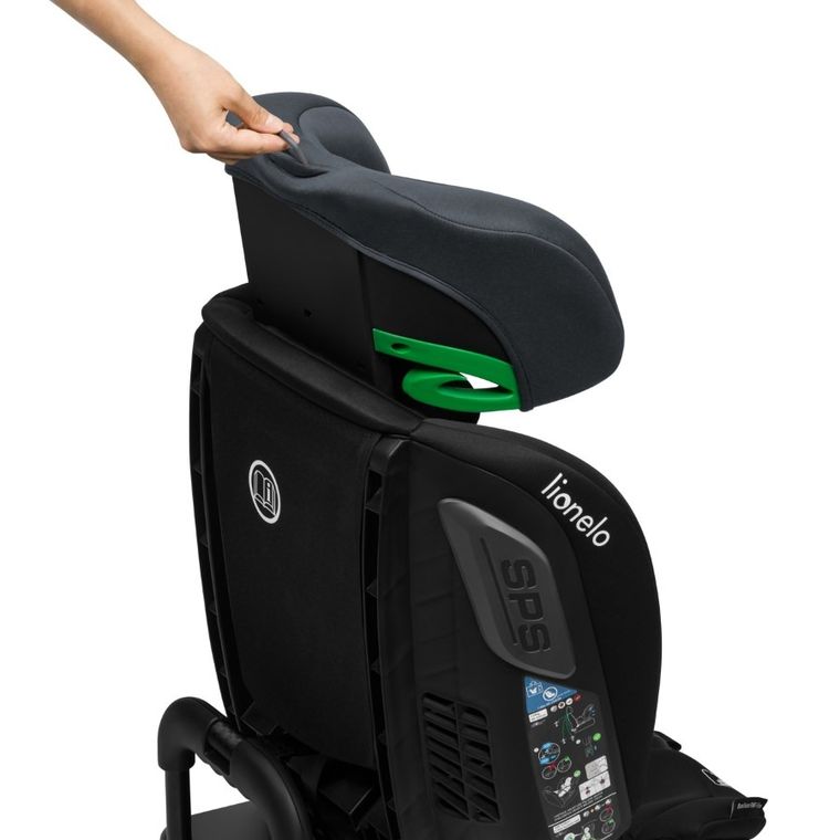 Lionelo, Bastiaan, RWF, I-size, fotelik samochodowy, Grey Stone, 0-36 kg, 40-150 cm