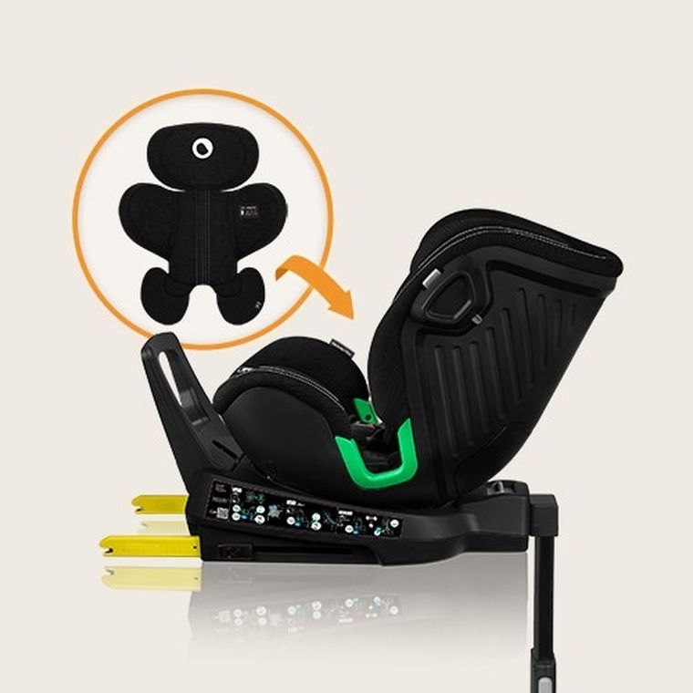 Lionelo, Harmony, I-Size, fotelik samochodowy, Red Brick Bamboo, 40-150 cm