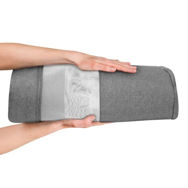 Lionelo, Leonie Plus, łóżeczko dostawne, grey stone