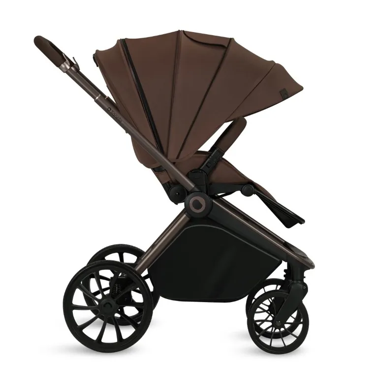 Lionelo, Mika Plus, wózek spacerowy, mocha mousse