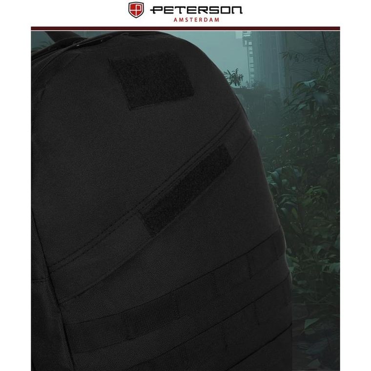 Peterson, plecak militarny, 3-komorowy, czarny