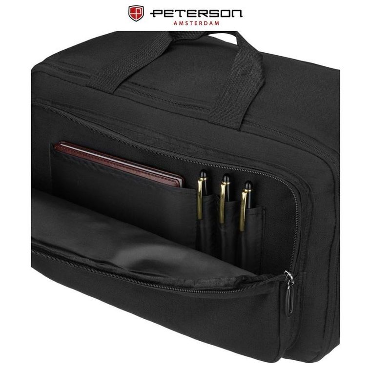 Peterson, plecak podróżny, czarny