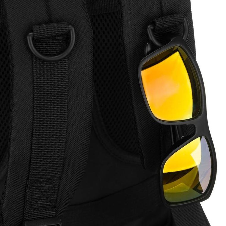 Peterson, plecak podróżny plecak, 2-komorowy, czarny